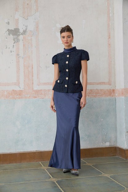Josette Bel Vurgulu Maxi Elbise