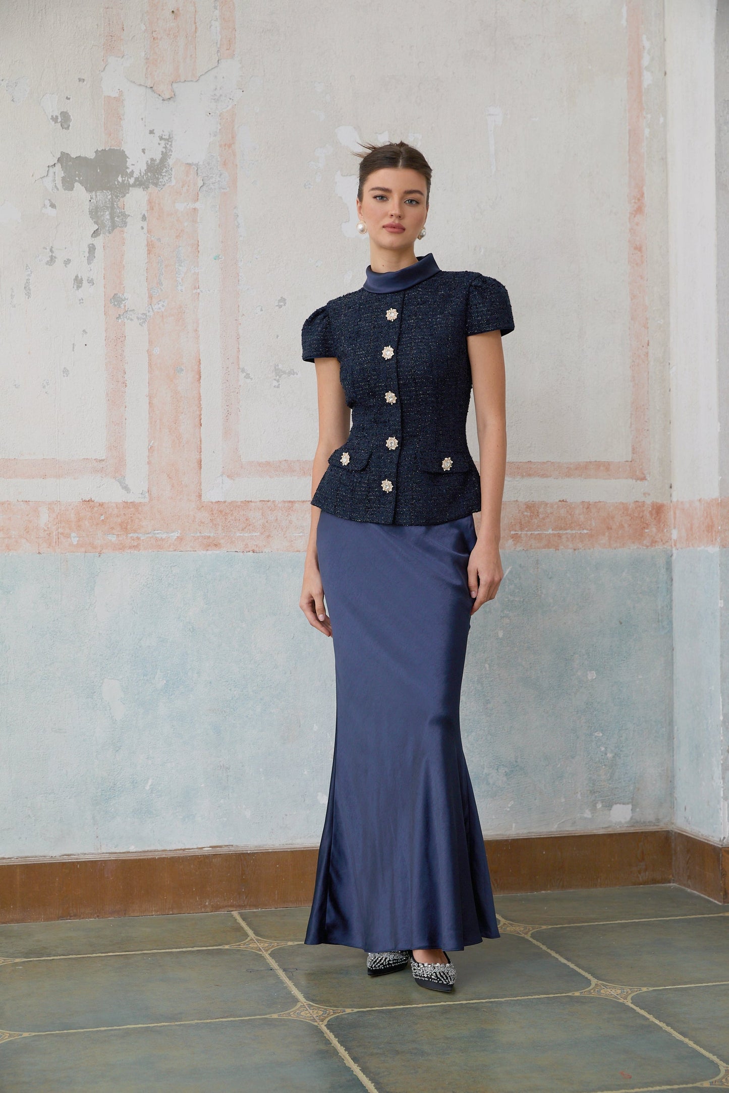 Josette Bel Vurgulu Maxi Elbise