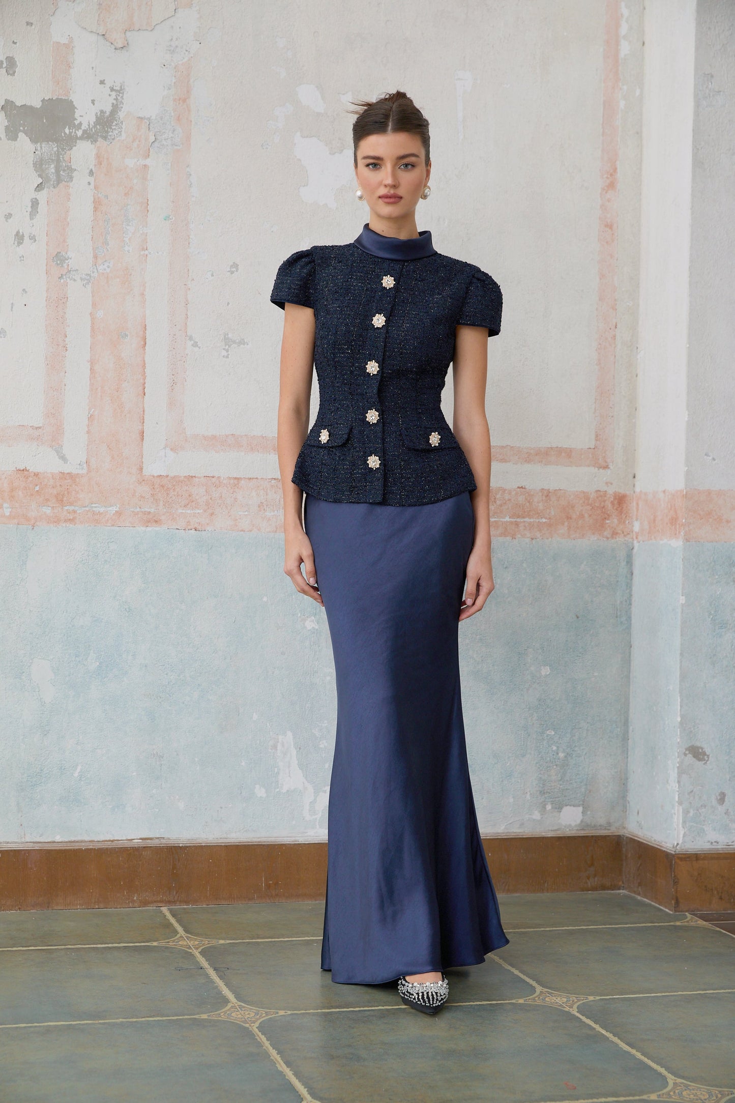 Josette Bel Vurgulu Maxi Elbise
