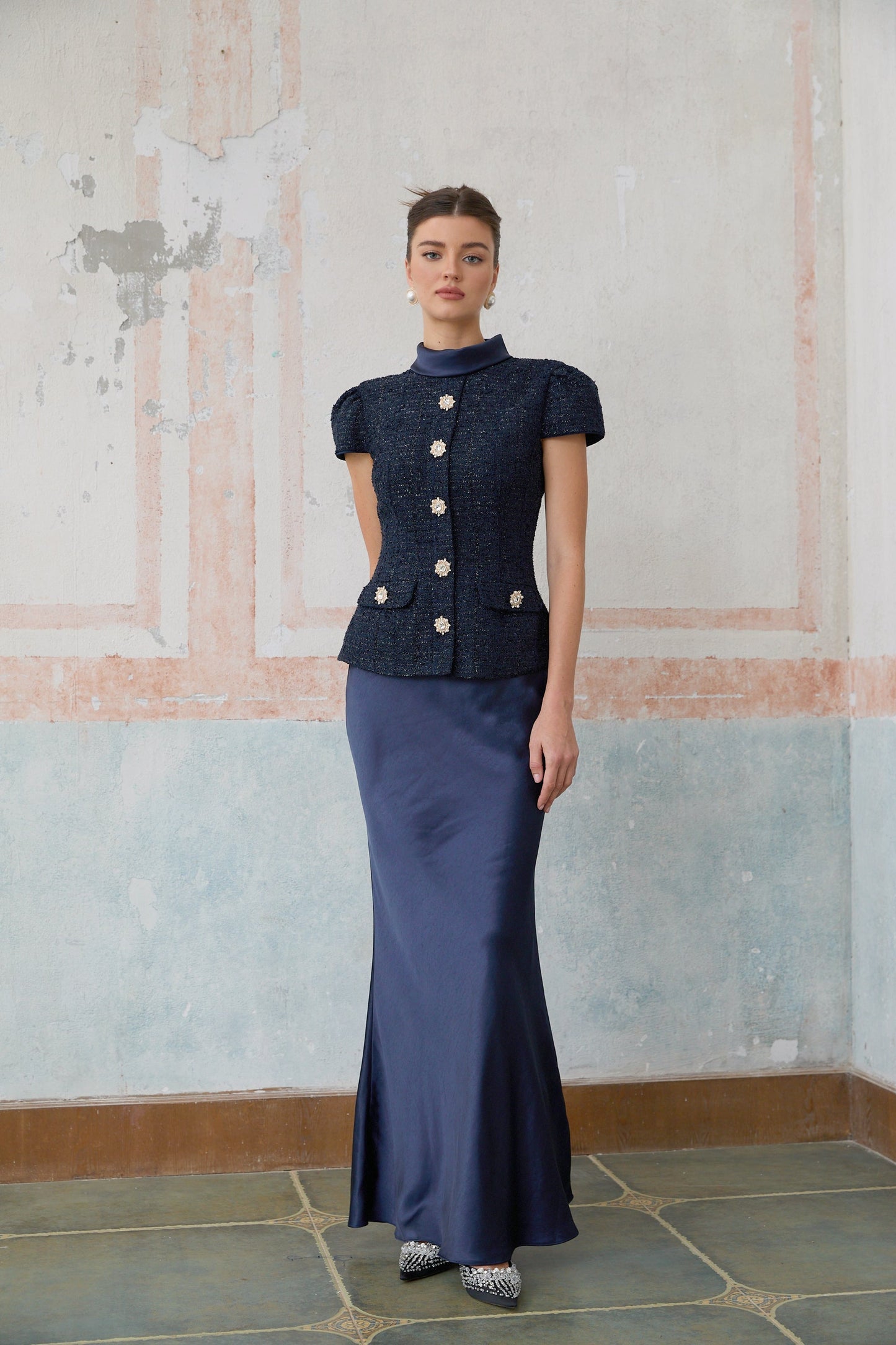 Josette Bel Vurgulu Maxi Elbise
