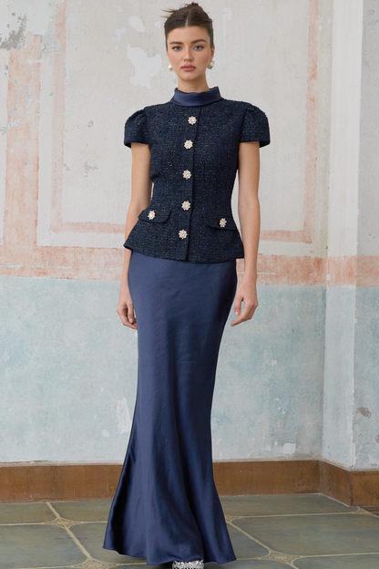 Josette Bel Vurgulu Maxi Elbise