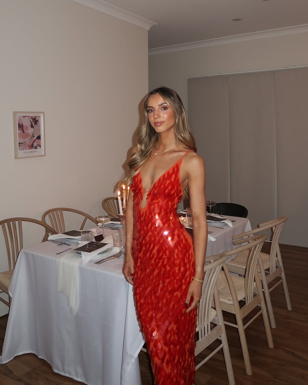 Yıldız Bahçesi Maxi Elbise