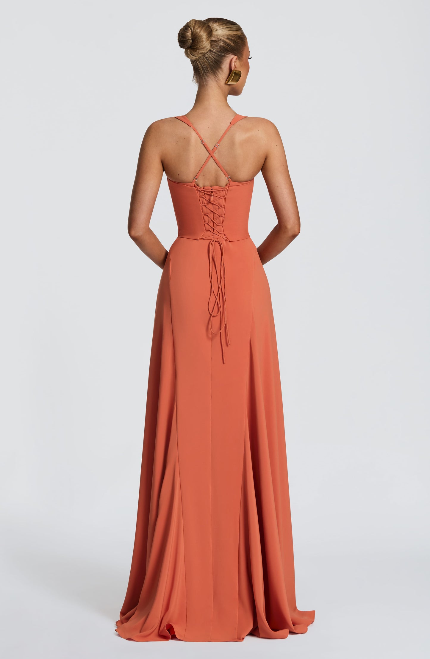 Irie Premium Maxi Elbise - Kiremit Turuncusu