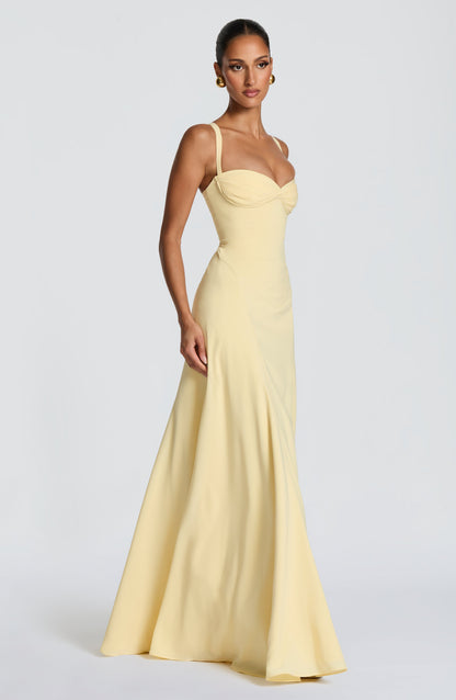 Irie Premium Maxi Elbise - Limon